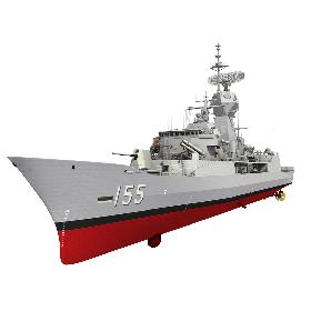 3D ANZAC MEKO Class Frigate HMAS BALLARAT FFH 155 model